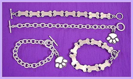 Pet loss memorial bracelet