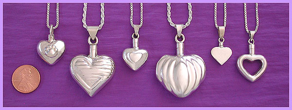 heart pet cremation urn pendant / pet memorial jewelry 2