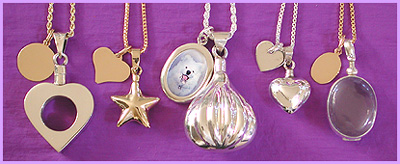 pet loss memorial jewerly / urn pendant combinations