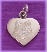 face engraved memorial jewelry