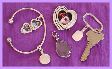 pet cremation keepsakes and memorial lockets