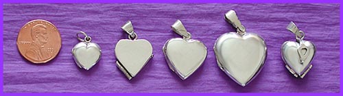 silver lockets / pet memorial jewelry