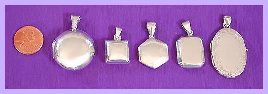 silver lockets / pet memorial jewelry