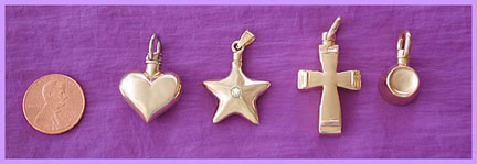 with-ellaneous urn pendants / memorial jewelry